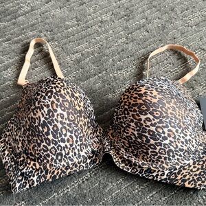 Steve Madden Leopard Print Bra